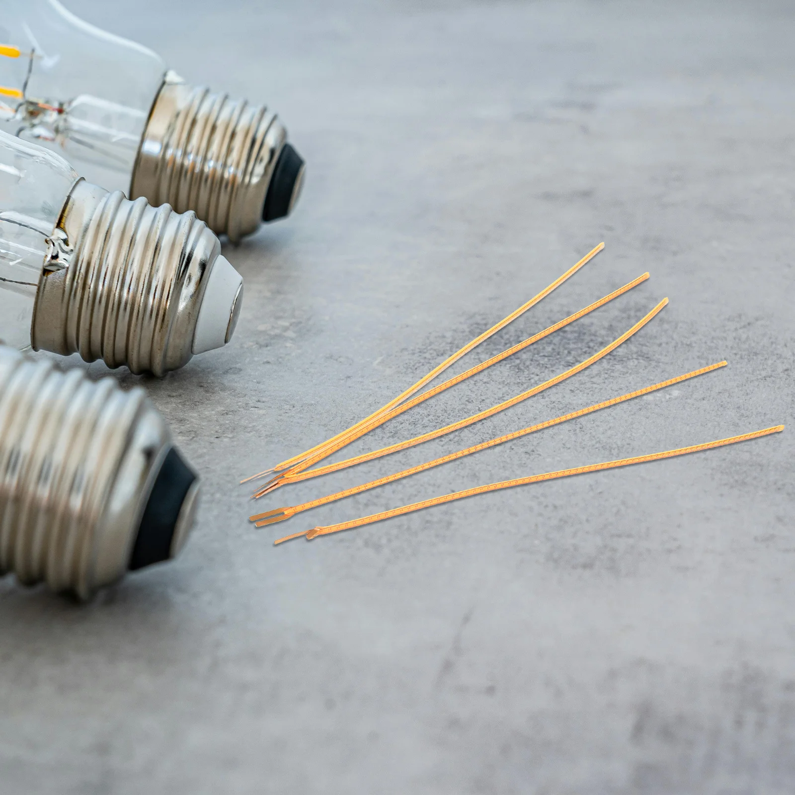

5Pcs Bendable LED Filament Bulb Parts Low Power Consumption Safe Reliable Lighting for Various Scenes Easy Installation