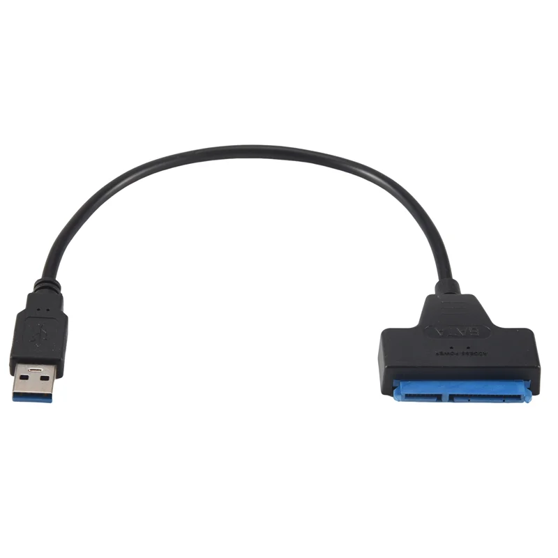 Cabo adaptador ZIZI USB 3.0 para SATA para unidades SSD/HDD de 2,5 polegadas - Conversor e cabo externo SATA para USB 3.0, USB 3.0 - SATA III