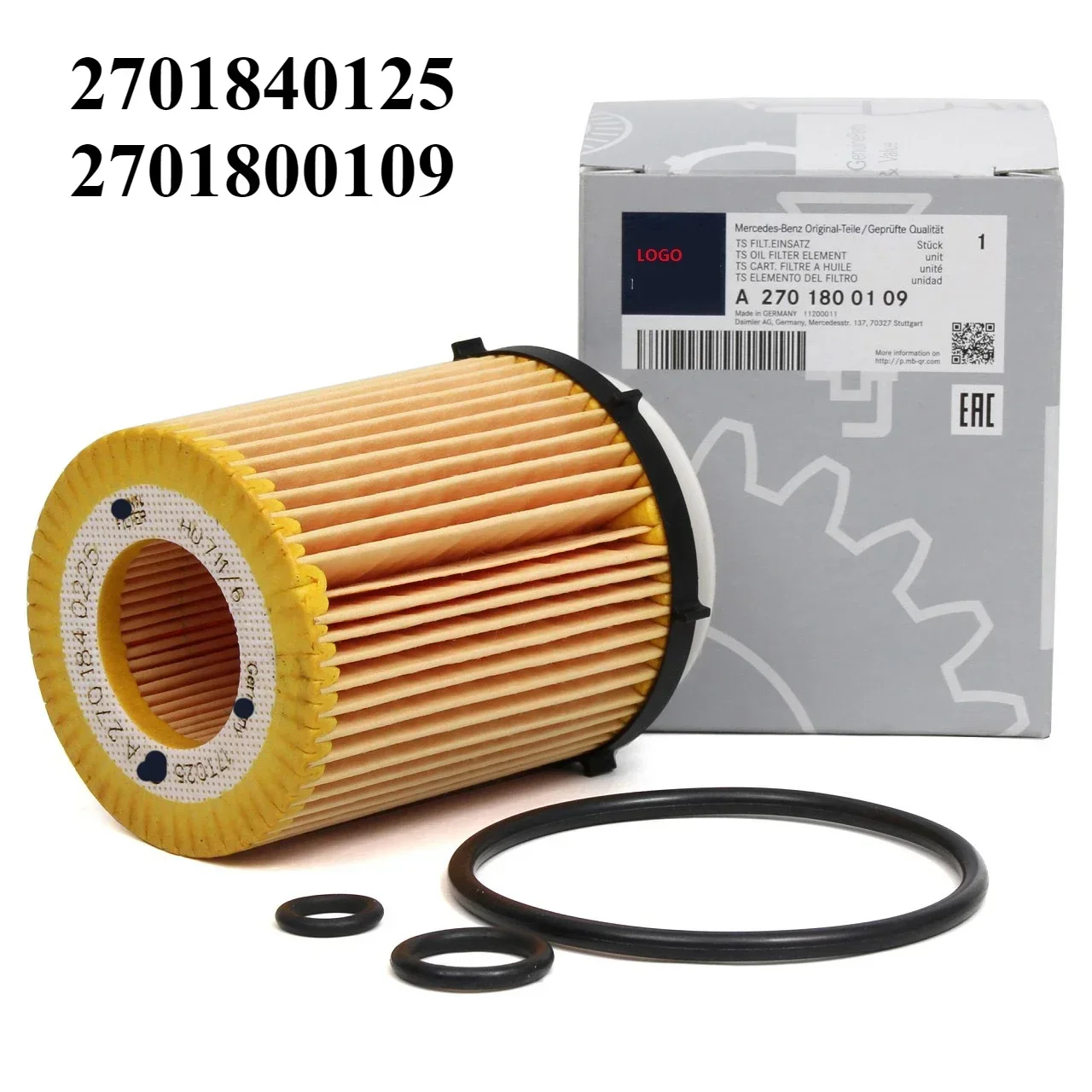 Original Oil Filter for  W176 A160B-CLASS W246 W242 B160 GLA180 GLA250 2701840125 2701800109 HU711/6Z H90