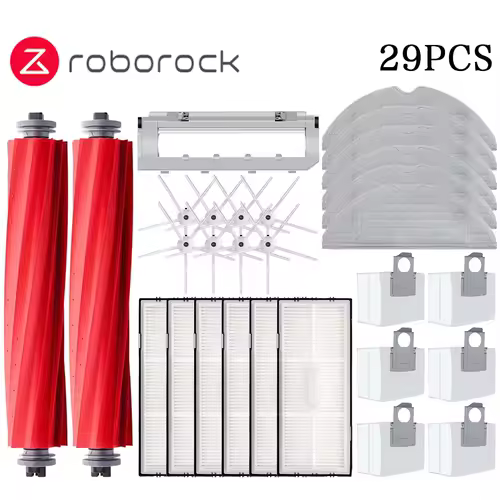 Main Side Brush Mop Hepa Filter Dust Bag Cleaning Rolling Brush Roborock S7 Maxv Ultra S7 Pro Ultra Robot Vacuum Accessories - Image 30
