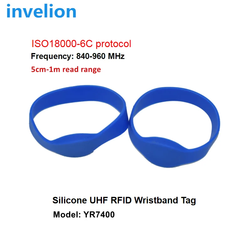 sample Alien H3 uhf epc triathlon sports uhf rfid silicone wristband waterproof for swimming pool timing 1m read range