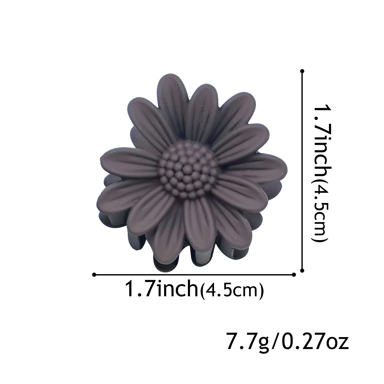 2/8PCS Mini Sun Flower Hair Claw Clips Women Girls 1.5inch Matte Flower Hair Claw Clips Hairpin Children Kids Hair Accessories