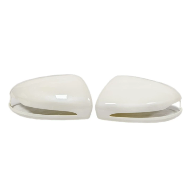 

Car Rearview Mirror Cover Trim Pearl White For Mercedes Benz C E GLC Class W205 X253 W213 W222 A0998110122 A0998110222-T45C