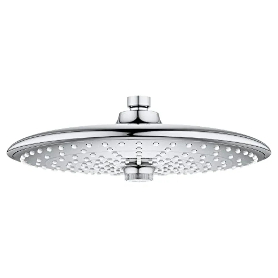 

Душевая лейка Euphoria 260 с 3 режимами распыления для ванной комнаты, отделка Starlight Chrome, прочная латунная конструкция, точный контроль подачи воды.