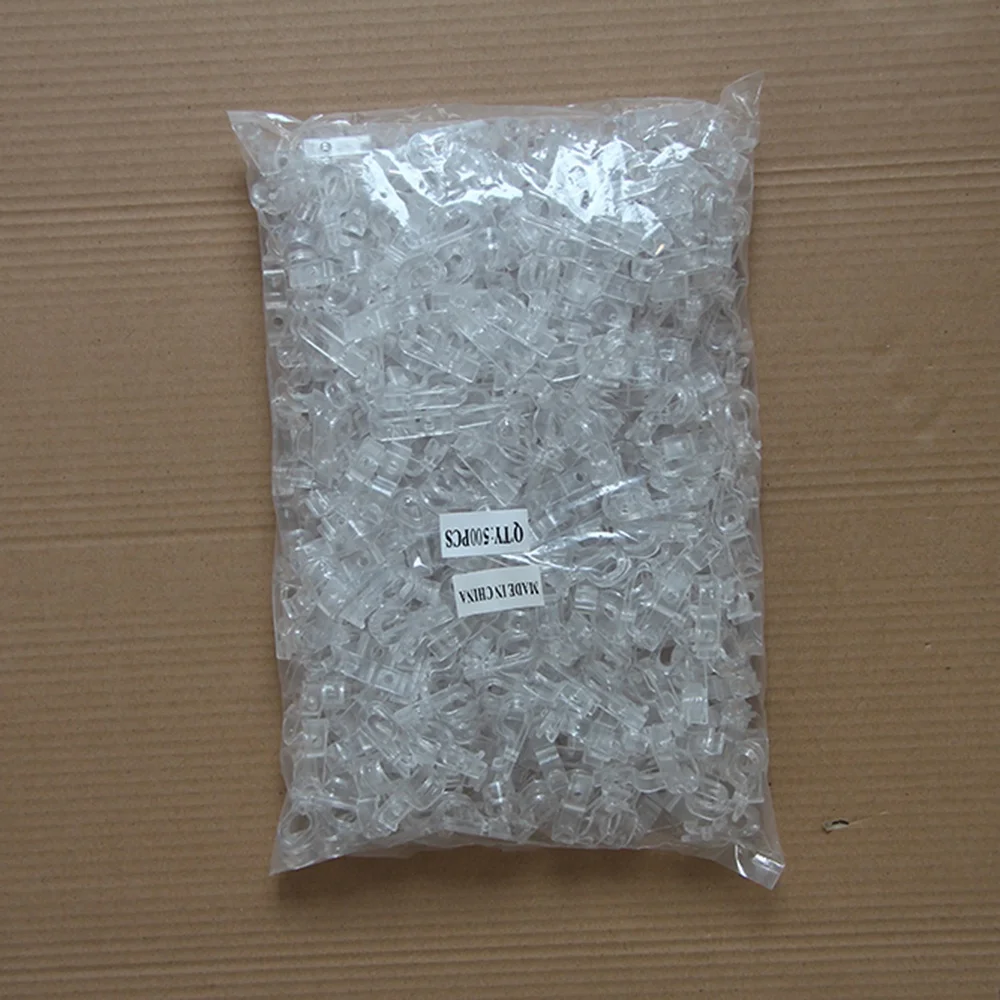 Atacado componentes de cortina de plástico corrente & cabo amarrar clipe para persianas cortina paredes acessórios decoração para casa parte