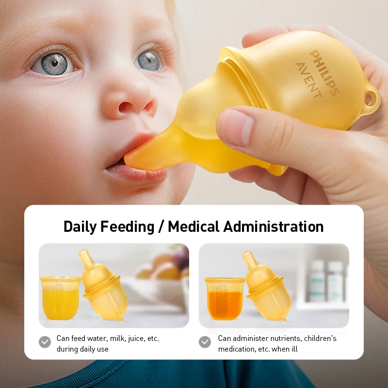 Avent alimentador líquido multifuncional para bebês recém-nascidos, 30ml, dispensador de líquido para bebês, tipo mamilo, alimentador de bebê para viagens em casa