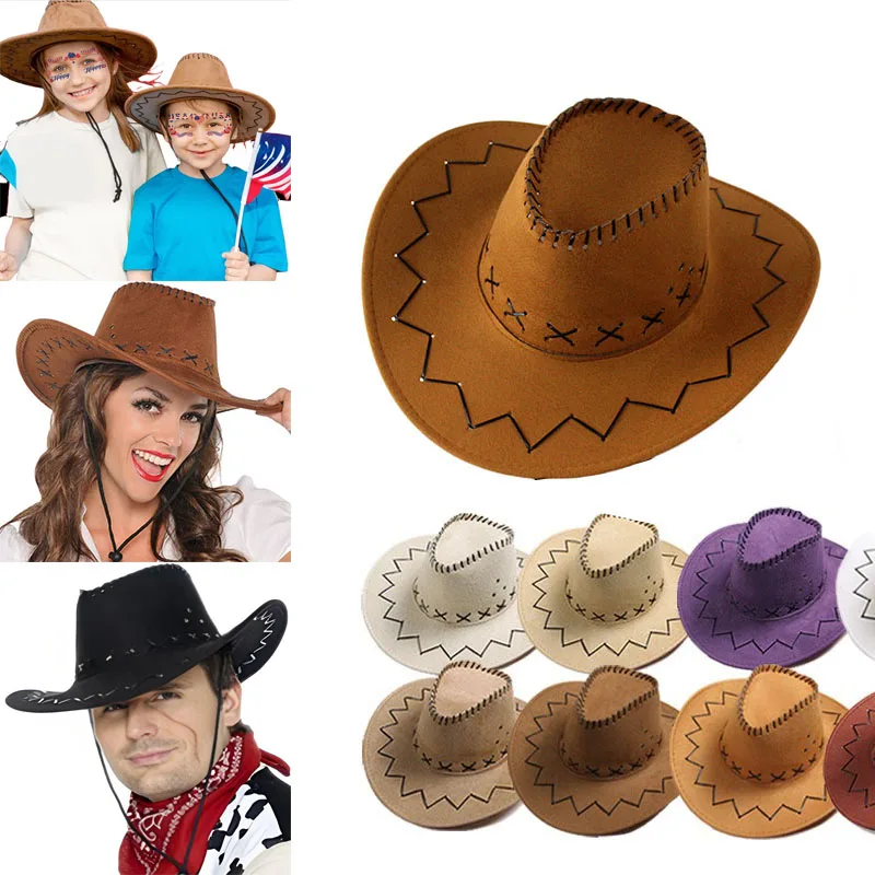 Chapeaux de Cowboy Chapeau Cowgirl Cowboy Chapeau femme mariée Chapeau Cowboy chapeaux Western Stylev NZM02