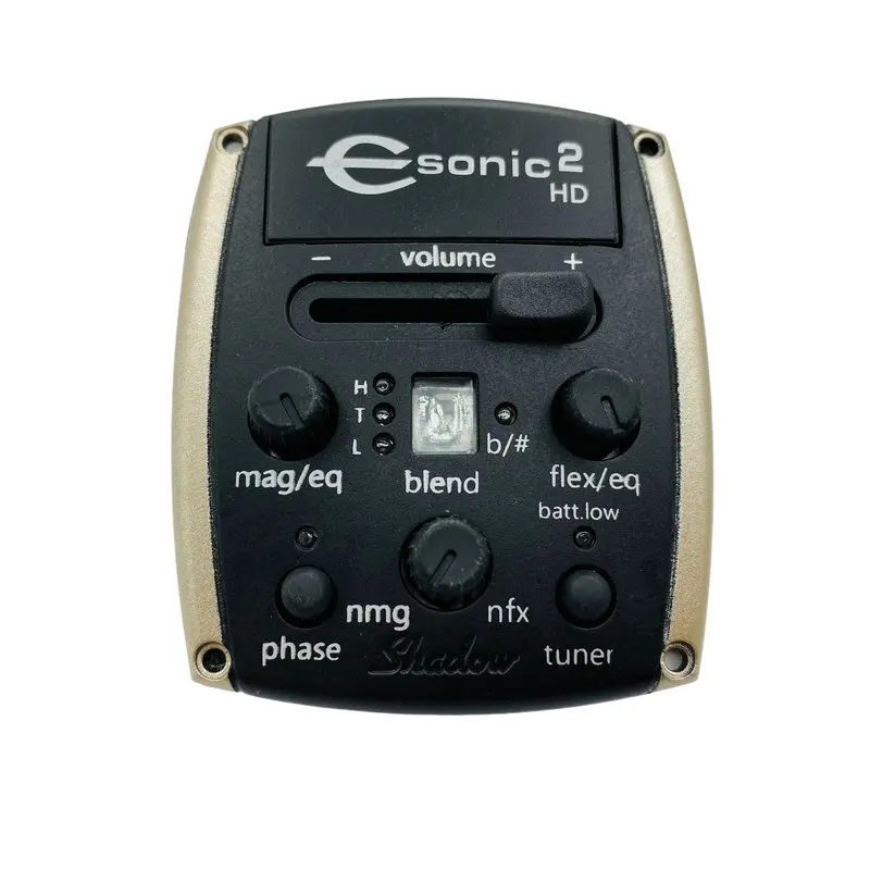 Acoustic Guitar Preamp EQ Pickup System with Magnetic & Undersaddle Pickup for Acoustic Guitar