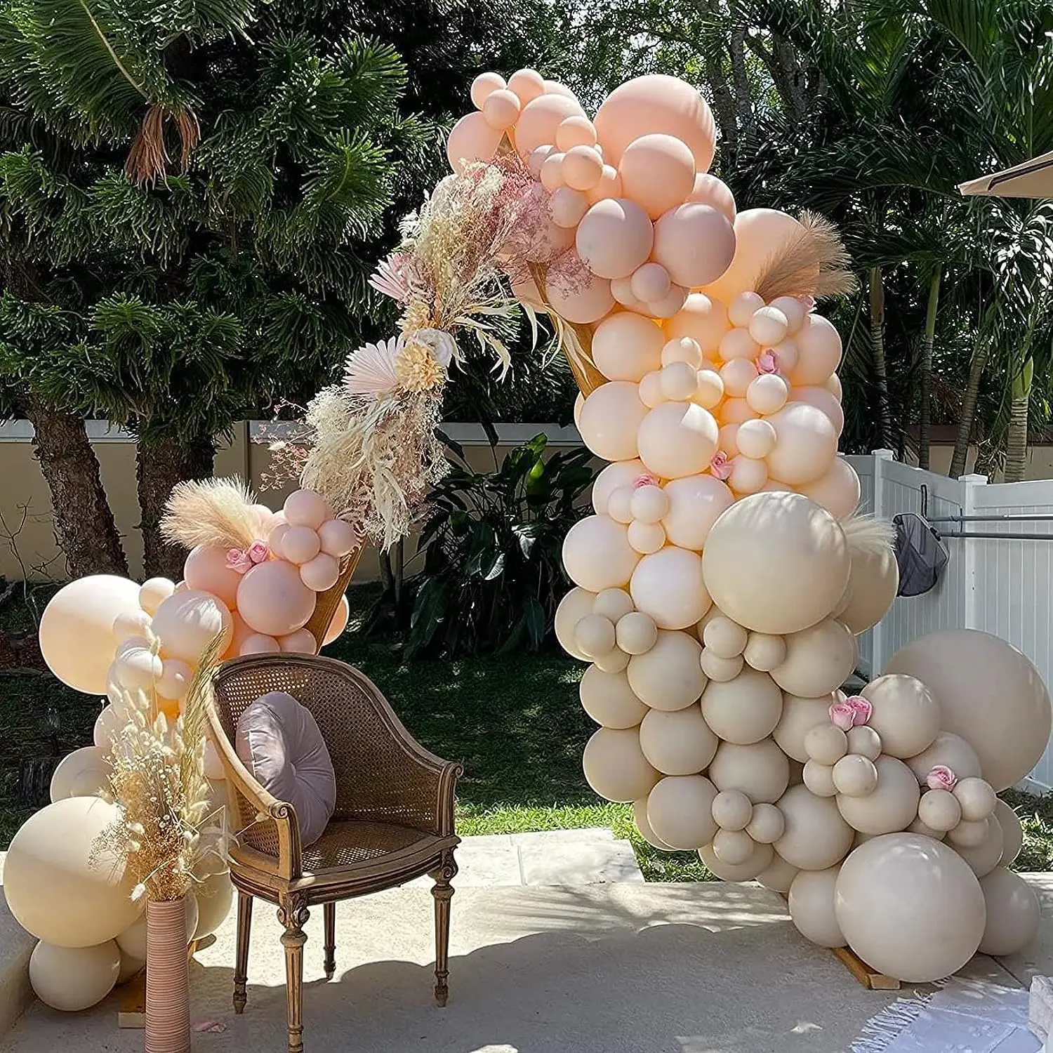 30/20/10 Stück Retro-Luftballons, rosa Salbeigrün, Khaki, Coco-Latexballons für Geburtstagsfeier, Hochzeit, Babyparty, Dekoration, Globos – Detail 12