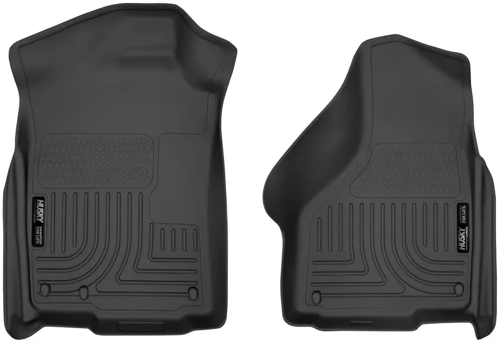 

Weather-Resistant Floor Mats for 2002-2024 Dodge Ram 1500 (Classic Body) - Front Row, Black