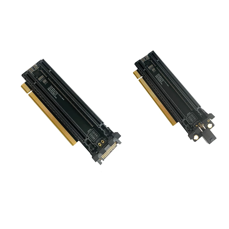 

PCI-E 4.0 X16 1 To 2 Expansion Card Gen4 Split Card Pcie-Bifurcation X16 To X8X8 With 20Mm Spaced Slots CPU4P