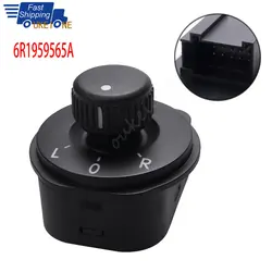 Power Rear Side Mirror Switch Control Adjust Knob Button for VW Volkswagen Polo 2010-2019 Car Accessories 6R1959565F 6R1959565A