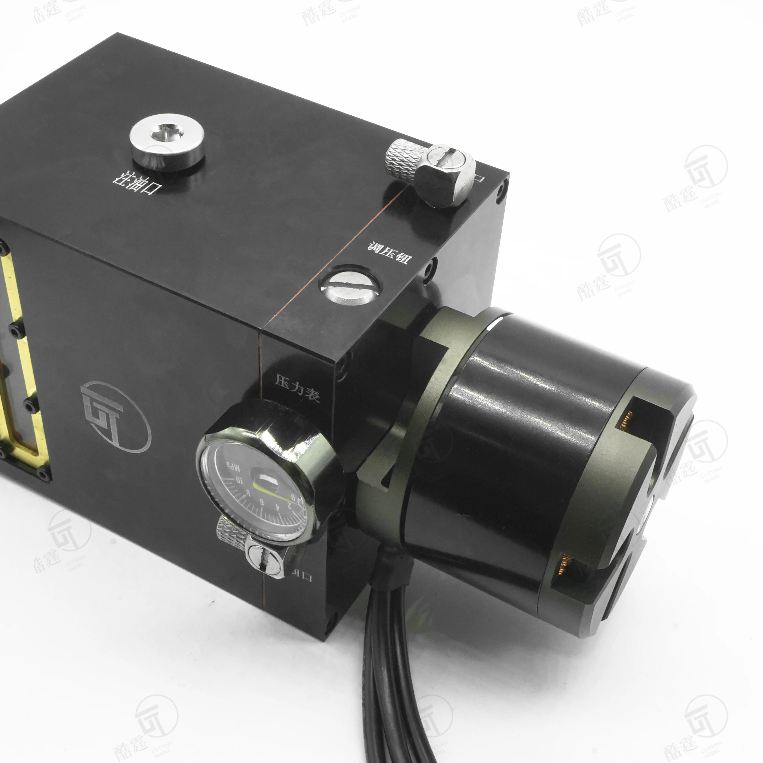 ปั๊มแบบรวม CUT Modl พร้อมถังน้ำมันในตัว, หัวปั๊มนำเข้าจากอิตาลีรุ่น CUT-YTB02 สำหรับรถขุดไฮดรอลิกแบบ RC