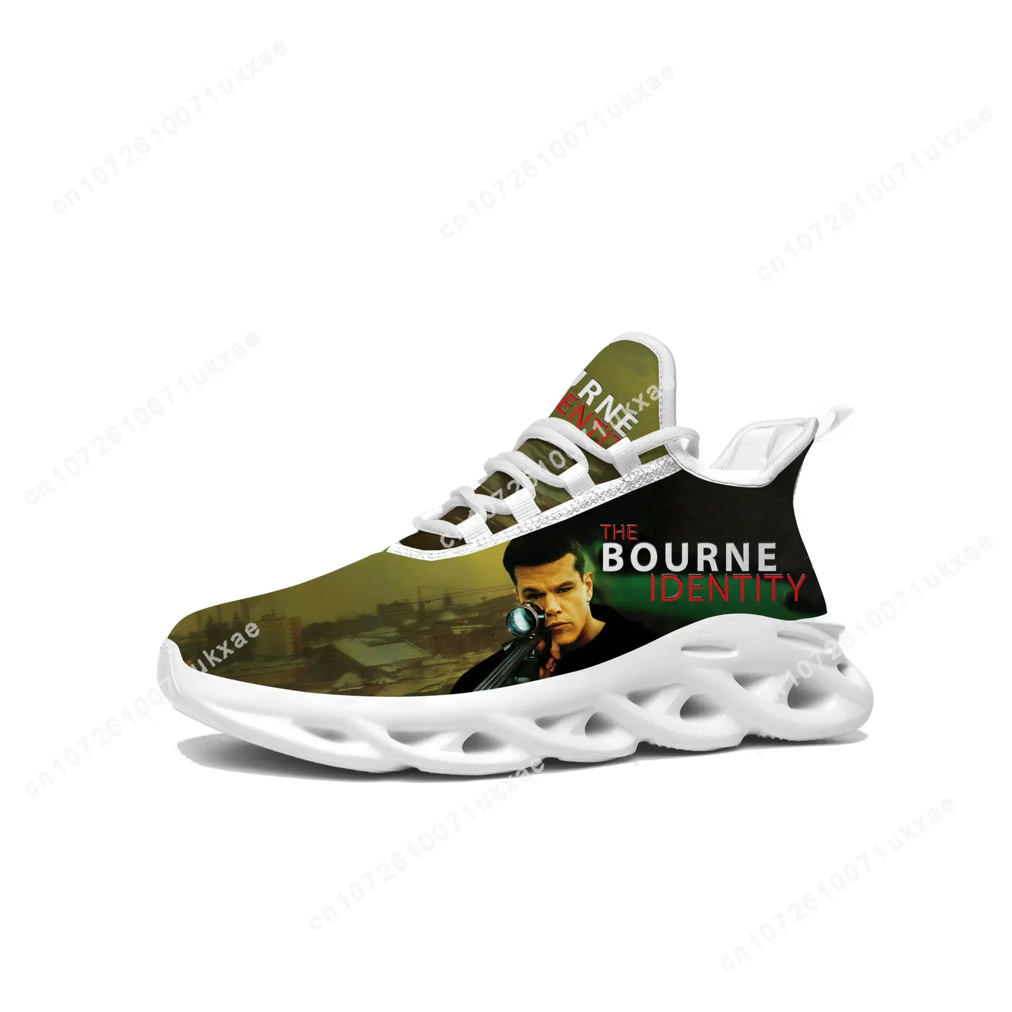 Bourne Identity Flats Sneakers Mens Womens Sports Shoes High Quality Matt Damon Sneaker Lace Up Mesh Footwear custom made Shoe