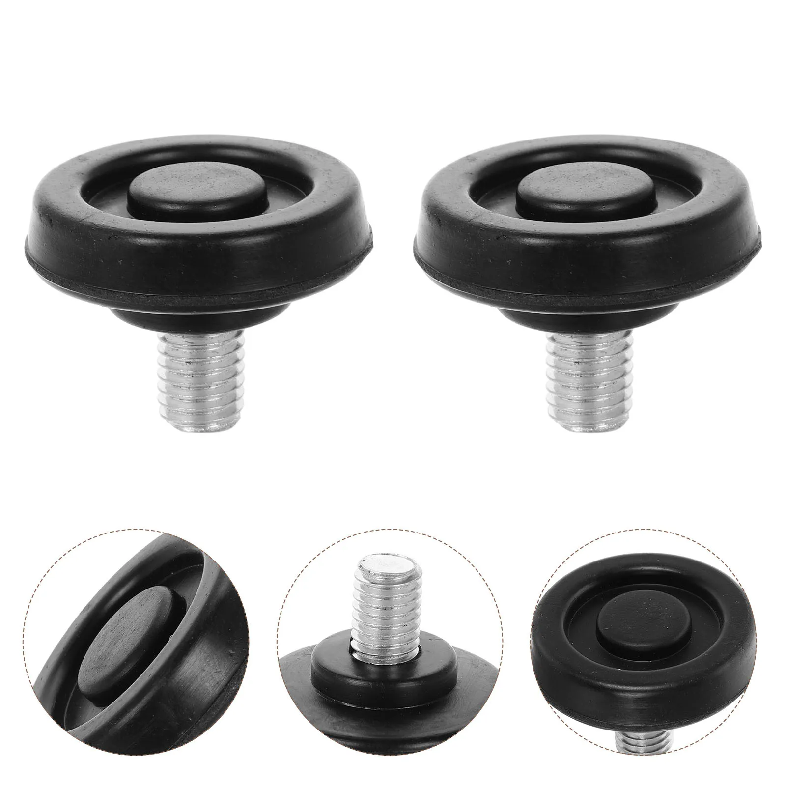 5 قطعة قدم الصالون استبدال أقدام التسوية الثقيلة للأثاث كرسي الحلاق وسادة للقدم الثابتة سهلة التركيب المضادة للانزلاق #1