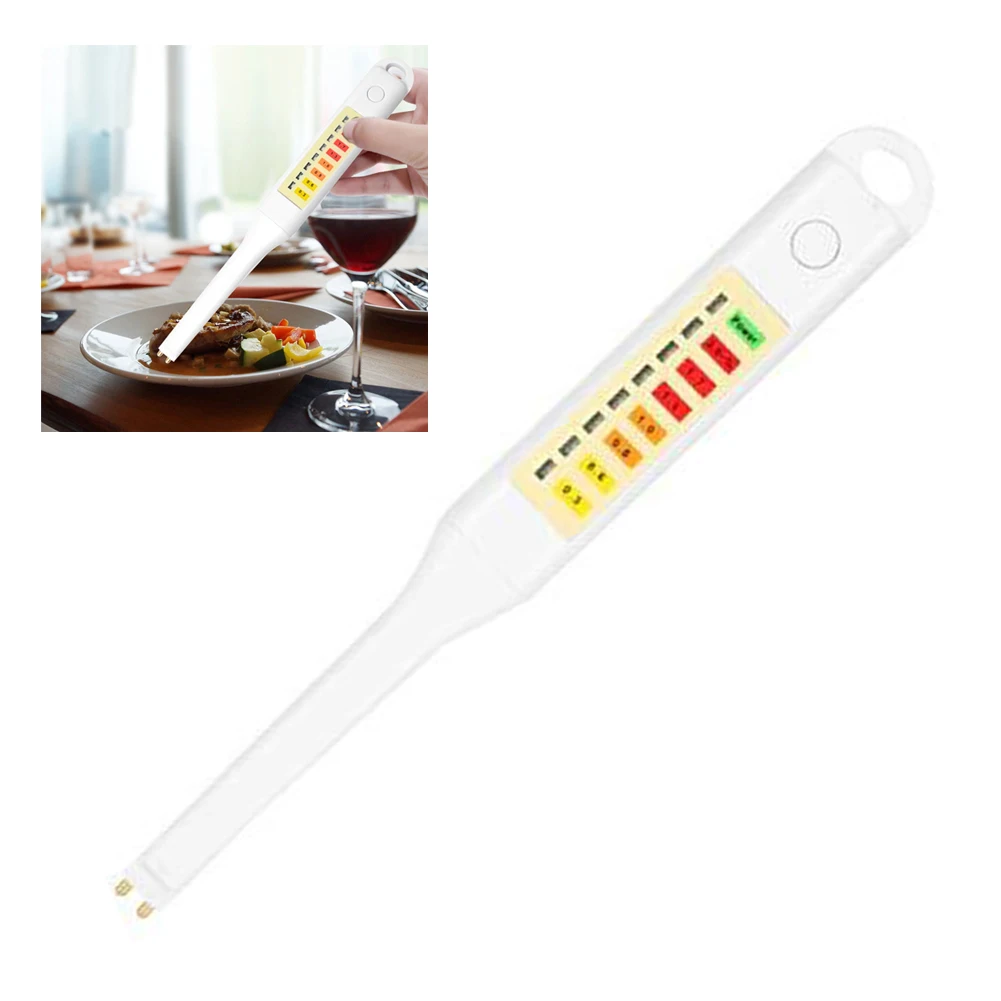 Cooking Measurement Handheld Salt Tester Automatic Temperature Compensation Tester Sensor Battery Operated Tester