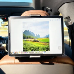 1 Set Tablet Support For Volvo XC60 S60 V60 XC90 S90 V90 Polestar 3 Bag Hook Back Seat Bracket For IPAD Car Phone Holder