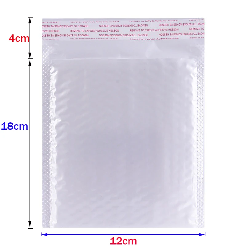 Bulk 50 Shockproof White Foam Envelope Bag Self-sealing Padded Mail Bubble Bag Envelope Shipping Office Packaging Parcel