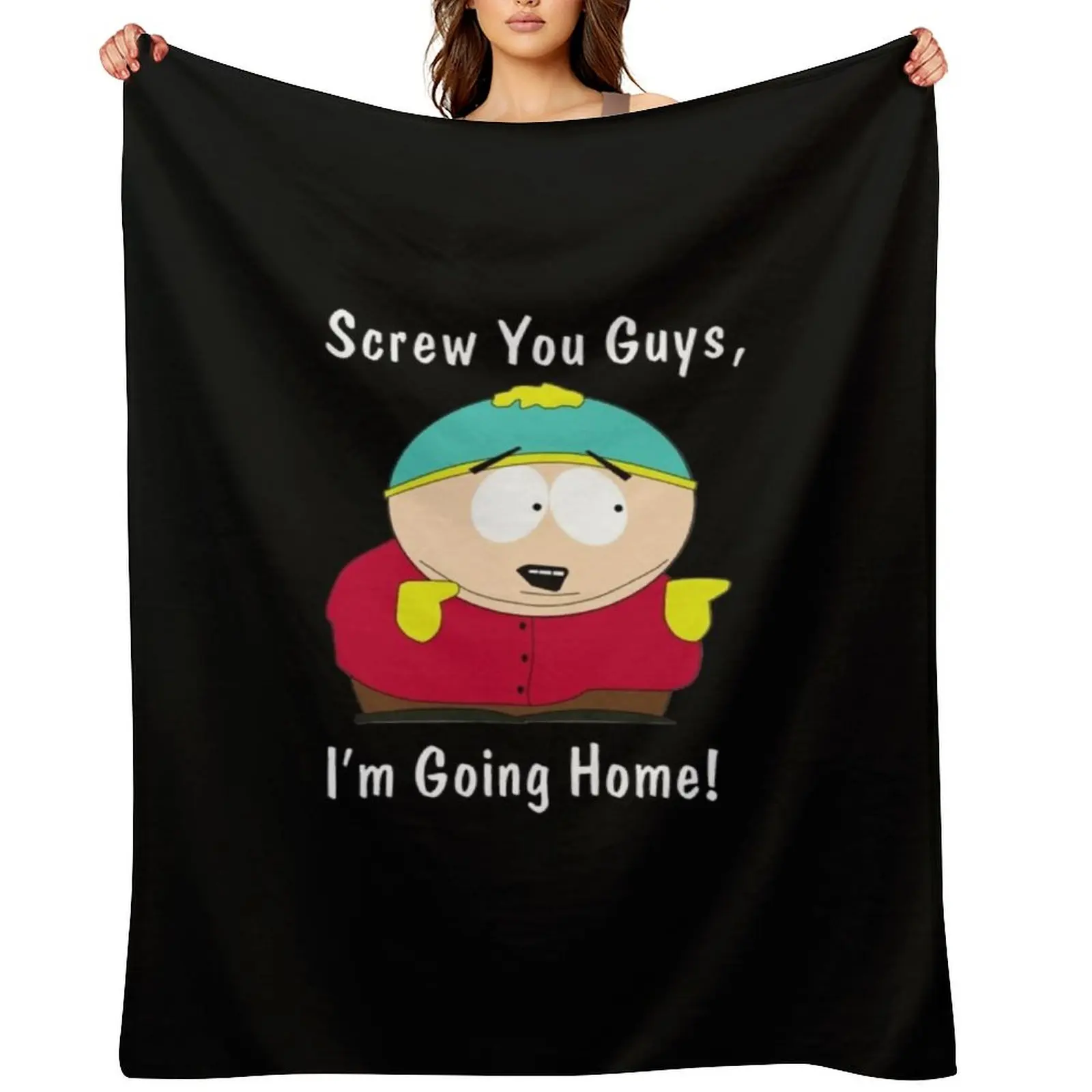 

Eric Cartman Throw Blanket Comforter Moving For Baby Hairys Blankets