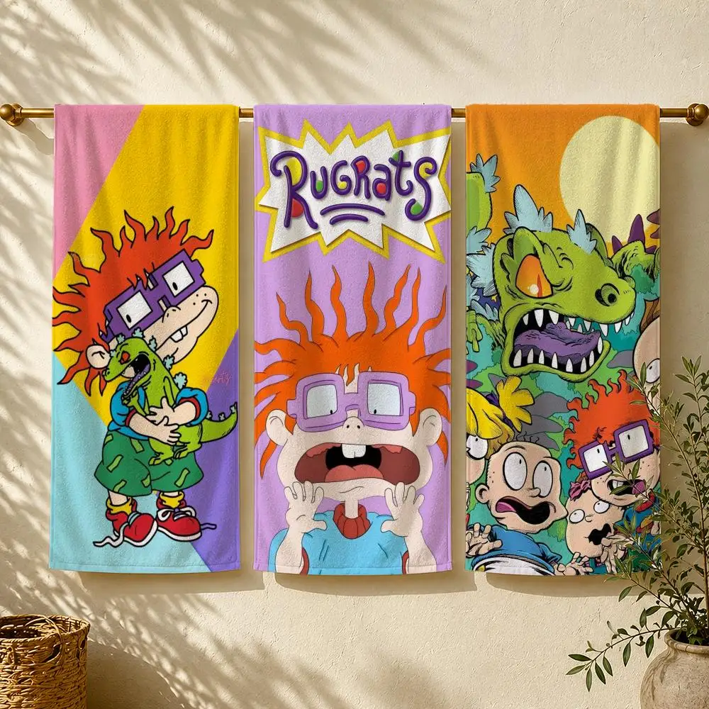 Animation R-Rugrats Towel Towel beach towel, quick drying absorbent bath towel for Swim,Gym,Camping,Outdoor hot
