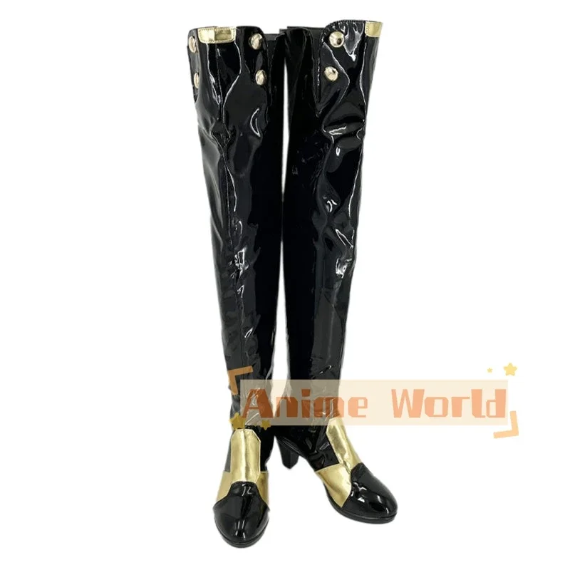 Nikke godin van de overwinning Rosanna schoenen cosplay laarzen Halloween carnaval laarzen op maat gemaakt