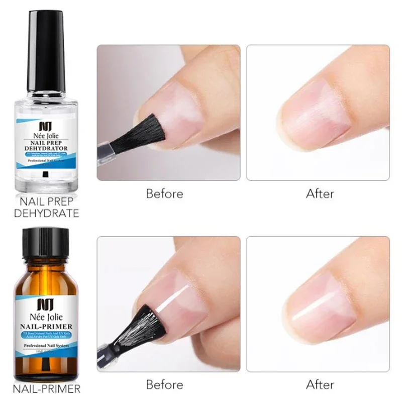 15ml Nail Primer Nail Prep Dehydrate Base Top Coat Gel Nail Polish No Need Of UV LED Lamp Nail Art Varnish Manicure