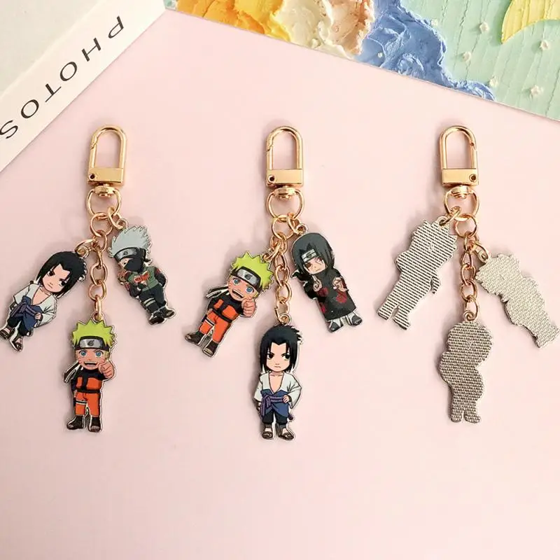 Naruto Key Chain Creative Anime Naruto Character Unit Price Includes Student Backpack Cute Accessories Pendant Holiday Gifts