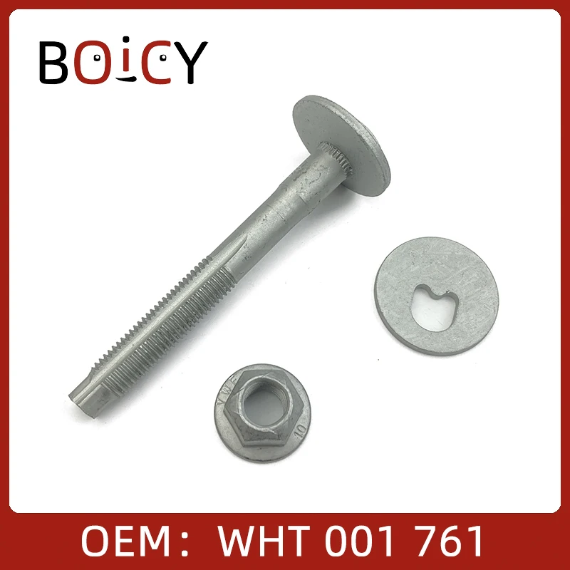 BOICY Control Arm Lower Rear Eccentric Bolt Nut Kit for Tiguan Passat CC Golf A3 Q3 TT WHT001761 WHT000232 1K0501387D N10106403