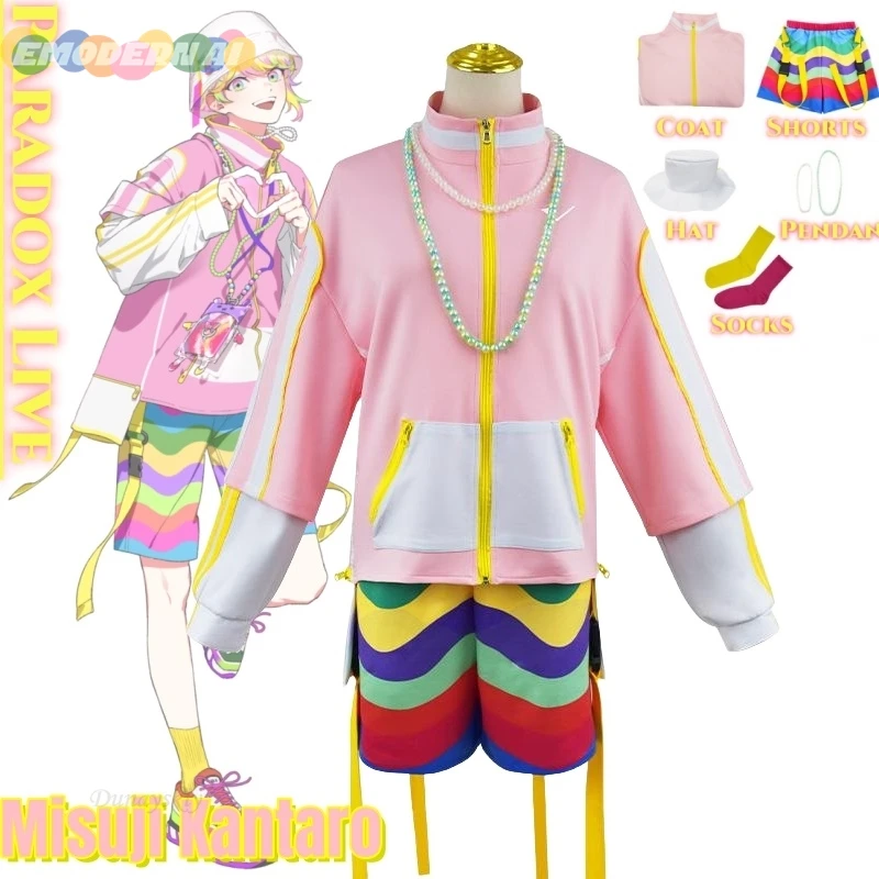 

Paradox Live Cosplay VISTY Cosplay Misuji Kantaro Costume Clothes Uniform Cosplay Idol Rapper Misuji Kantaro Stage Costume Set