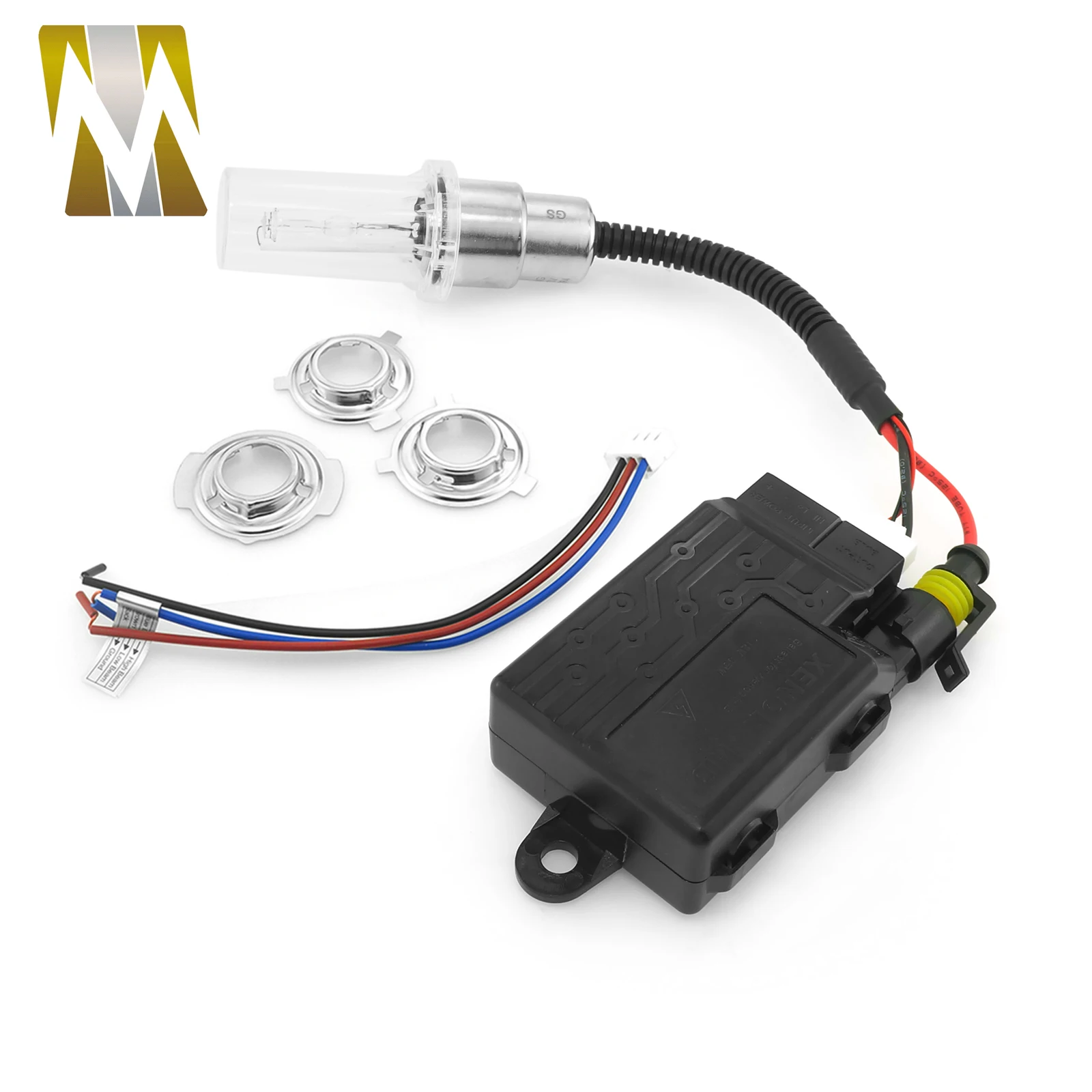 Motorcycle 35W HID Xenon Head Light H4 H6M H6 BA20D Hi/Lo 4300K 6000K 8000K 10000K Motor Xenon Lamp Headlight Bulbs Ballast Kit