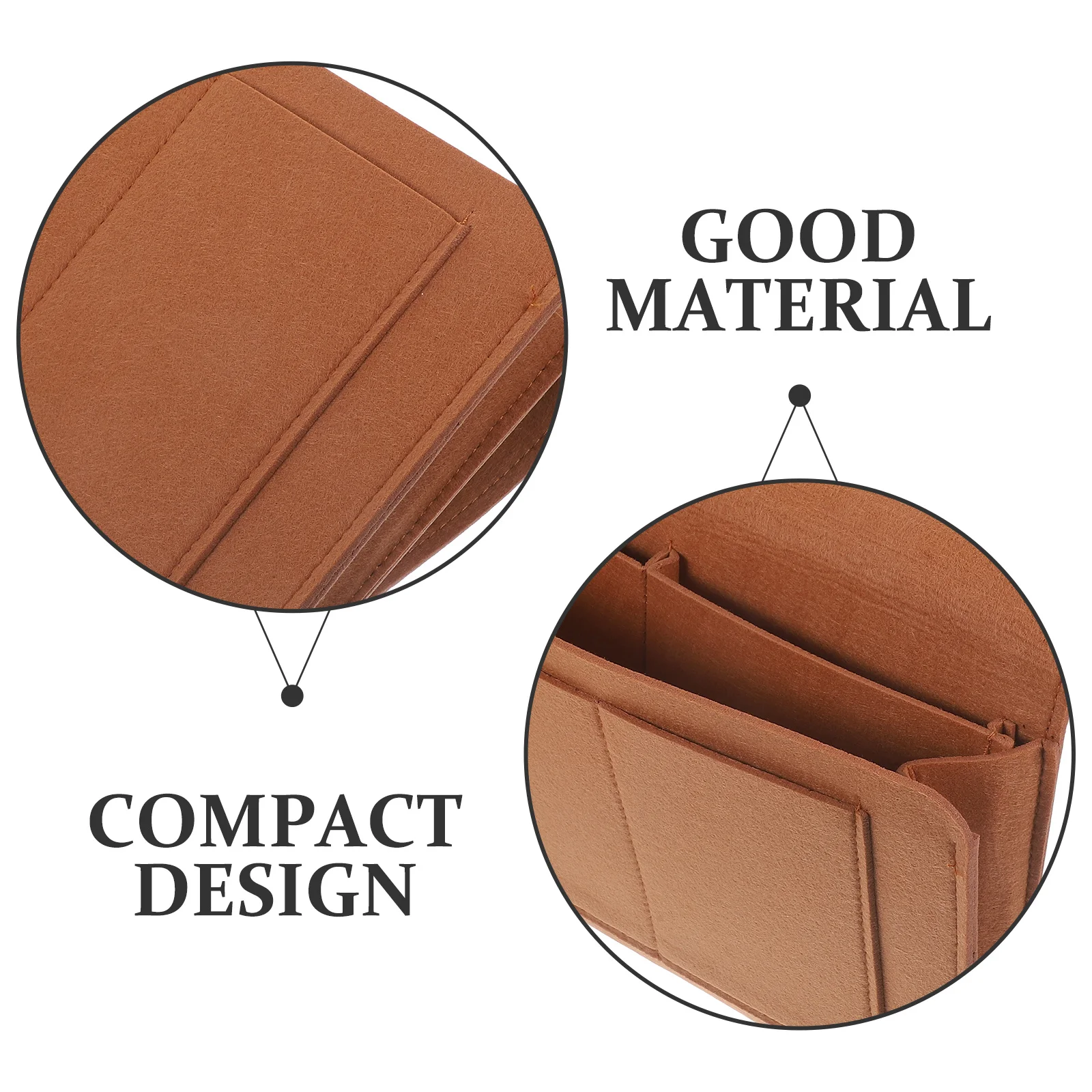 

1pc Multifunctional Bedside Storage Bag Felt Hanging Organizer Pouch For Dormitory Home Sofa Bed Rail With Pockets Holds Tablet