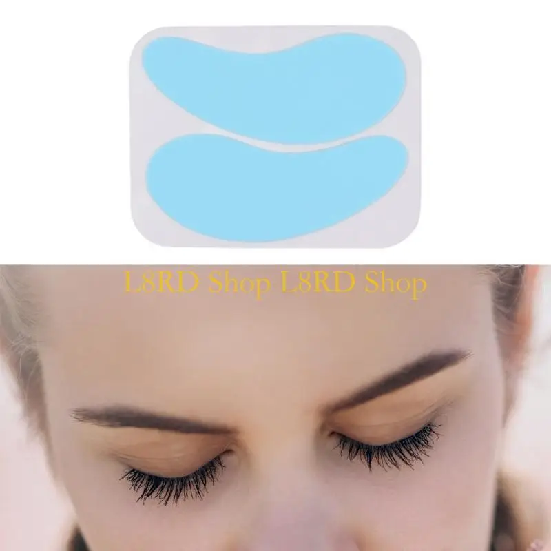 L8rd 1 쌍 속눈썹 파마 실리콘 아이 패드 속눈썹 속눈썹 리프팅 컬러 패치 도구