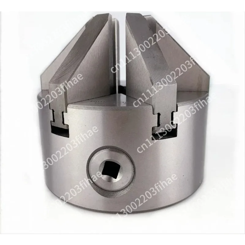 Manual linkage precision six-jaw self-centering chuck K13-160 lathe chuck 100 pointed claws -250 single positive