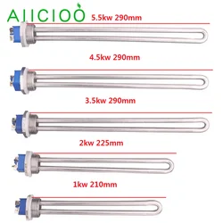 Elemento riscaldante del riscaldatore elettrico ad immersione per acqua della caldaia con filettatura NPT da 1 pollice 120V/240V.