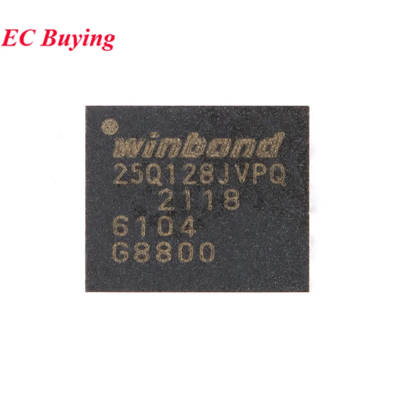 20Pcs/1pc W25Q128JVPIQ 25Q128JVPQ W25Q128JV 25Q128JVPIQ W25Q128JVPQ WSON-8 3V 128M-bit Serial Flash Memory Chip IC
