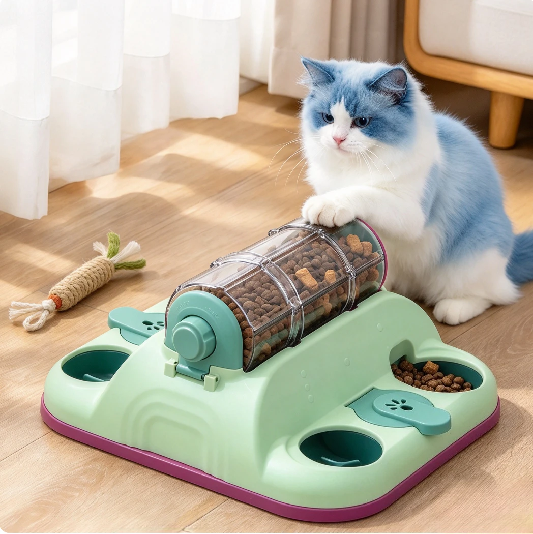 Dog Puzzle Feeder Toy - Mainan Dispenser Camilan Puzzle untuk Hewan