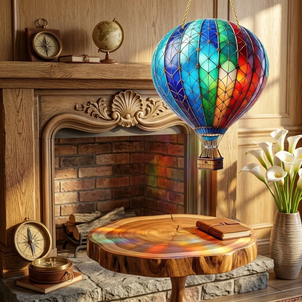 Flame Effect Wall Hanging Decoration for Balloon Decor with Flickering LED Light 20 x 15.5 cm Indoor Outdoor Use