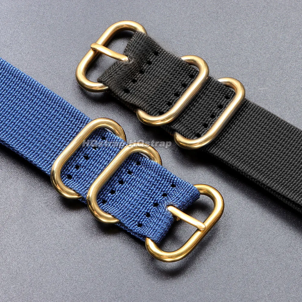 Tali Nilon Tenun Emas Perak Hi - Nato Strap Nylon ulasan dan harga