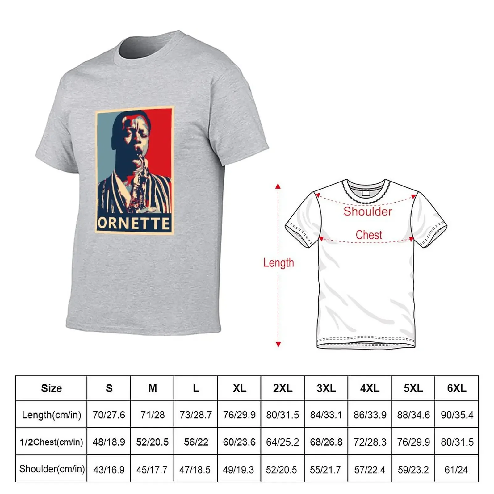 Ornette Coleman (old) Hope Poster - Greatest musicians in jazz history T-Shirt customs for a boy mens clothes