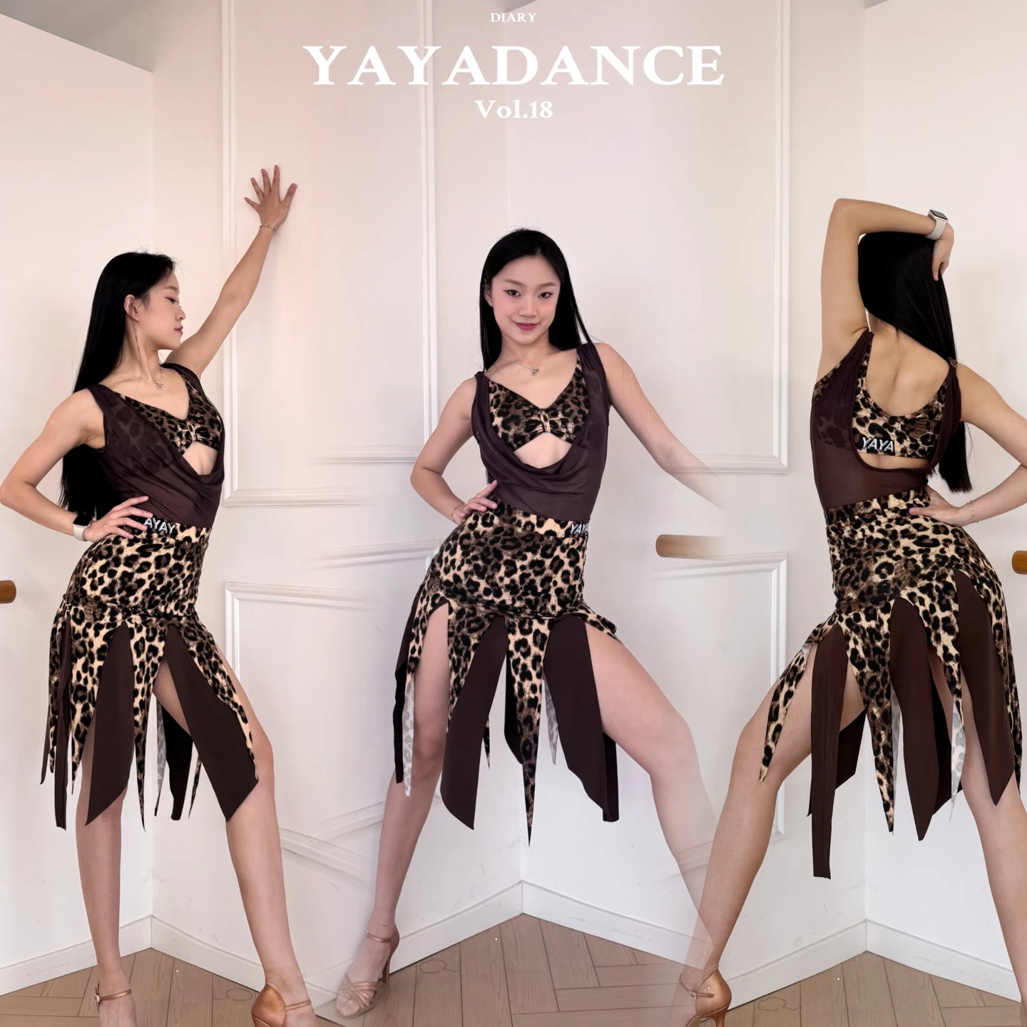 Nuovi abiti da ballo latino Vestito da competizione per donna Top in rete Gonna a fessura Club Pratica latina Dancewear Abiti da spettacolo DNV23286