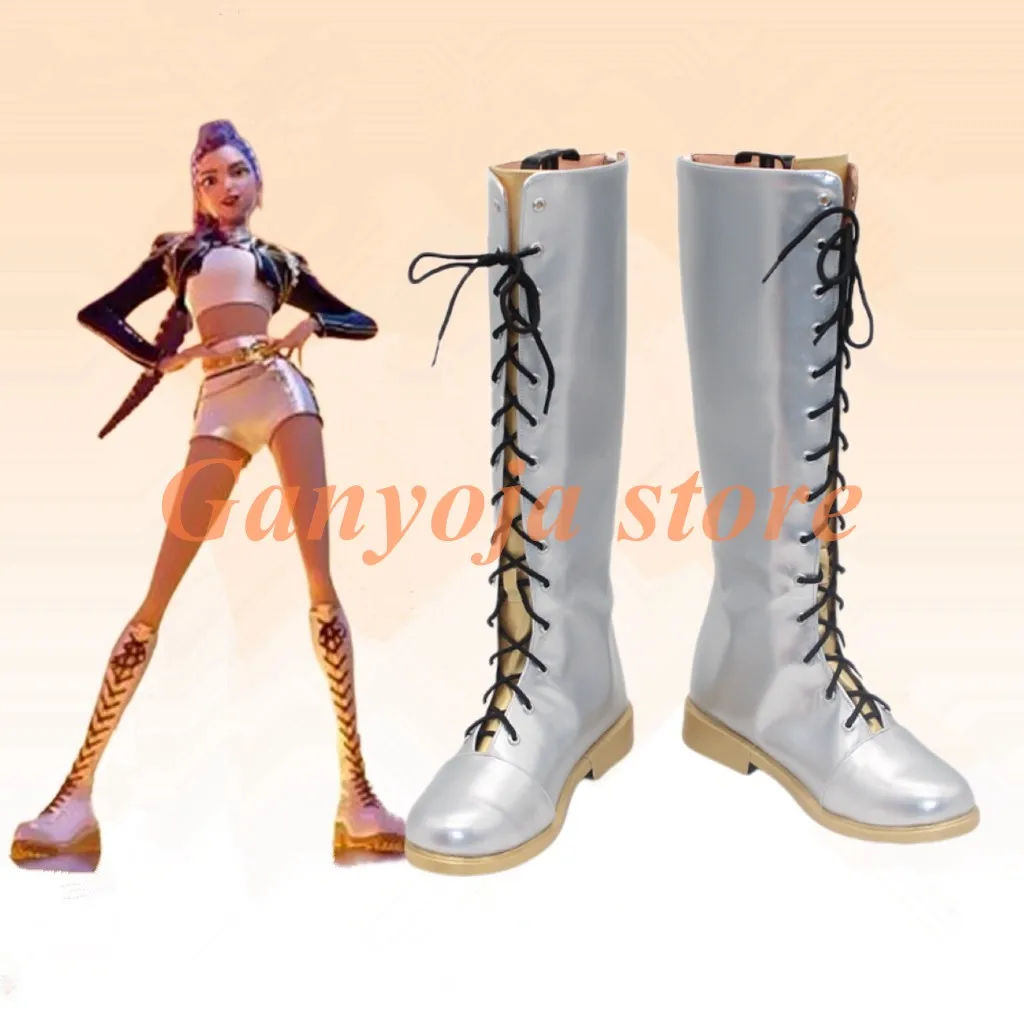 KPop Demon Hunters Cosplay Rumi botas Halloween carnaval fiesta accesorios botas pueden hacer Rumi niños botas zapatos