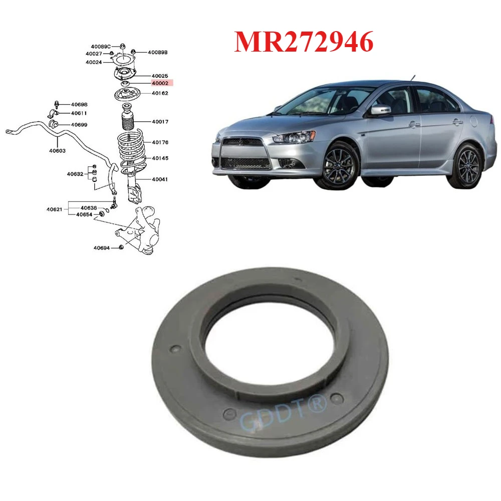 1 Piece MR272946 Front Suspension Strut Mount Bearing for Outlander Cw Front Shock Absorber Bearing for Lancer Cx Cy for Asx Ga