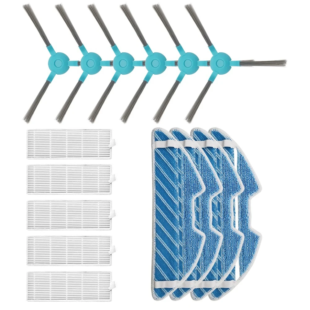 

Запасные части для роботов-пылесосов Cecotec для моделей Conga 1290, 1390, 1590: набор щеток и HEPA-фильтров