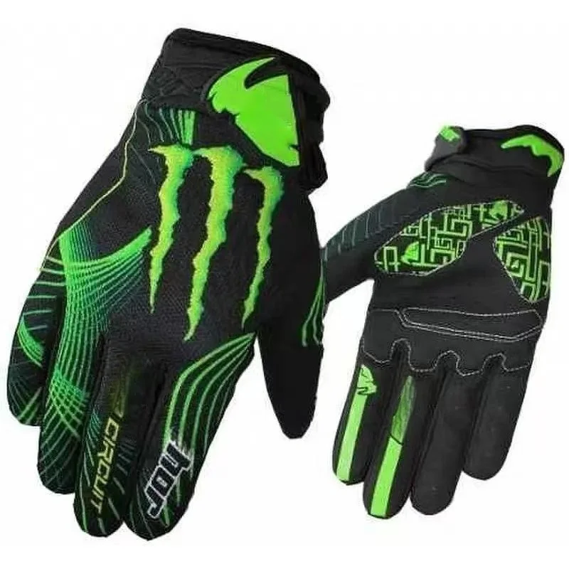 قفازات Monster Energy لركوب الدراجات، قفازات جديدة للطرق الوعرة، قفازات كاملة الأصابع للرياضات الخارجية، قفازات طويلة الأصابع #2