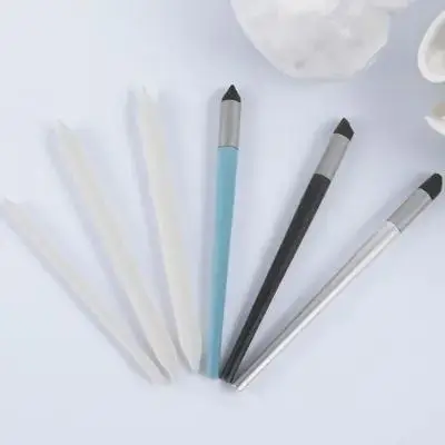 6Pcs Öl Pastell Blending Schwamm Stift Weiche Spitze Verschmieren Werkzeug für Zeichnung Skizzieren Kunst Liefert Malerei Ölgemälde Stick