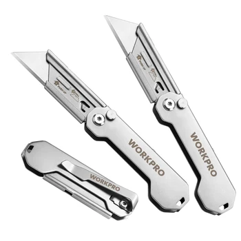 WORKPRO Folding Utility Knife Set 1