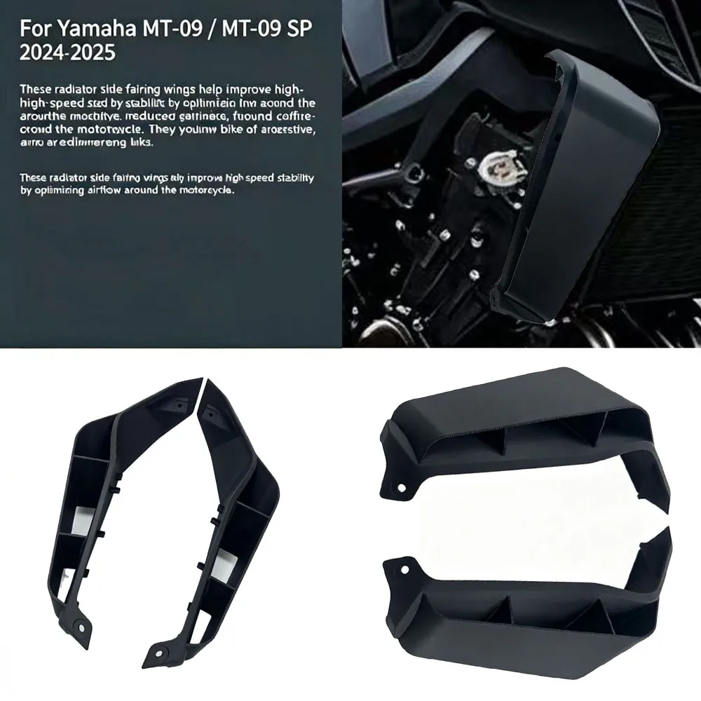 Suitable for Yamaha MT09/SP 2024-2025 Modified Diffuser Wing, Side Wind Stabilizer for Water Tank
