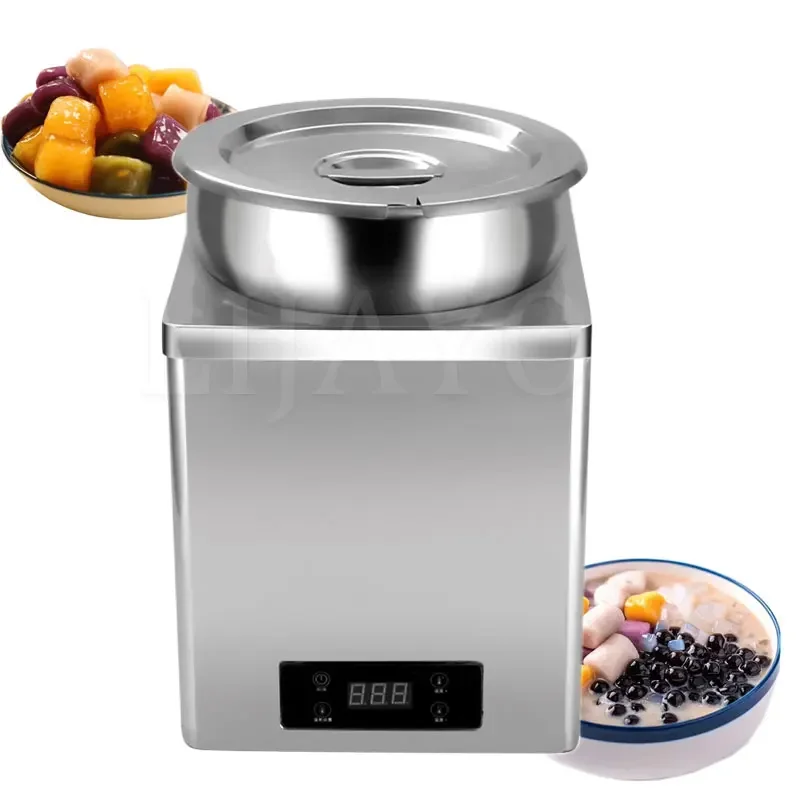 Electric Heating Pearl Sago Taro Ball Insulation Pot Stainless Steel Insulation Pot Large Capacity Milk Tea Shop