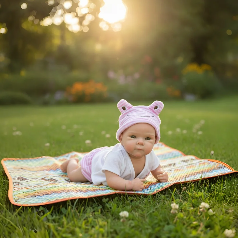 전신 실리콘 베티, 페인트 칠한 피부, 빨 수 있는 아기 소녀, 살아있는 무네카, 33cm