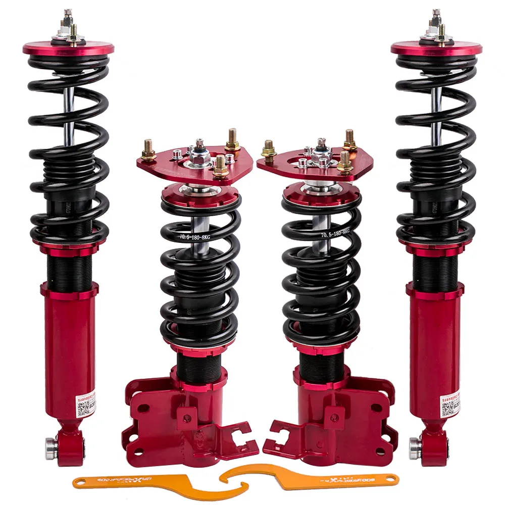 MaXpeedingrods Coilovers Suspension Shock Absorbers Strut Adj. Damper for Nissan S13 180SX 200SX 240SX